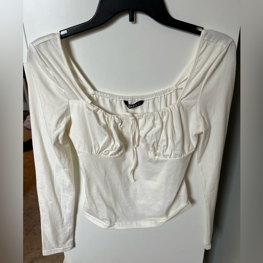 White long sleeved shirt